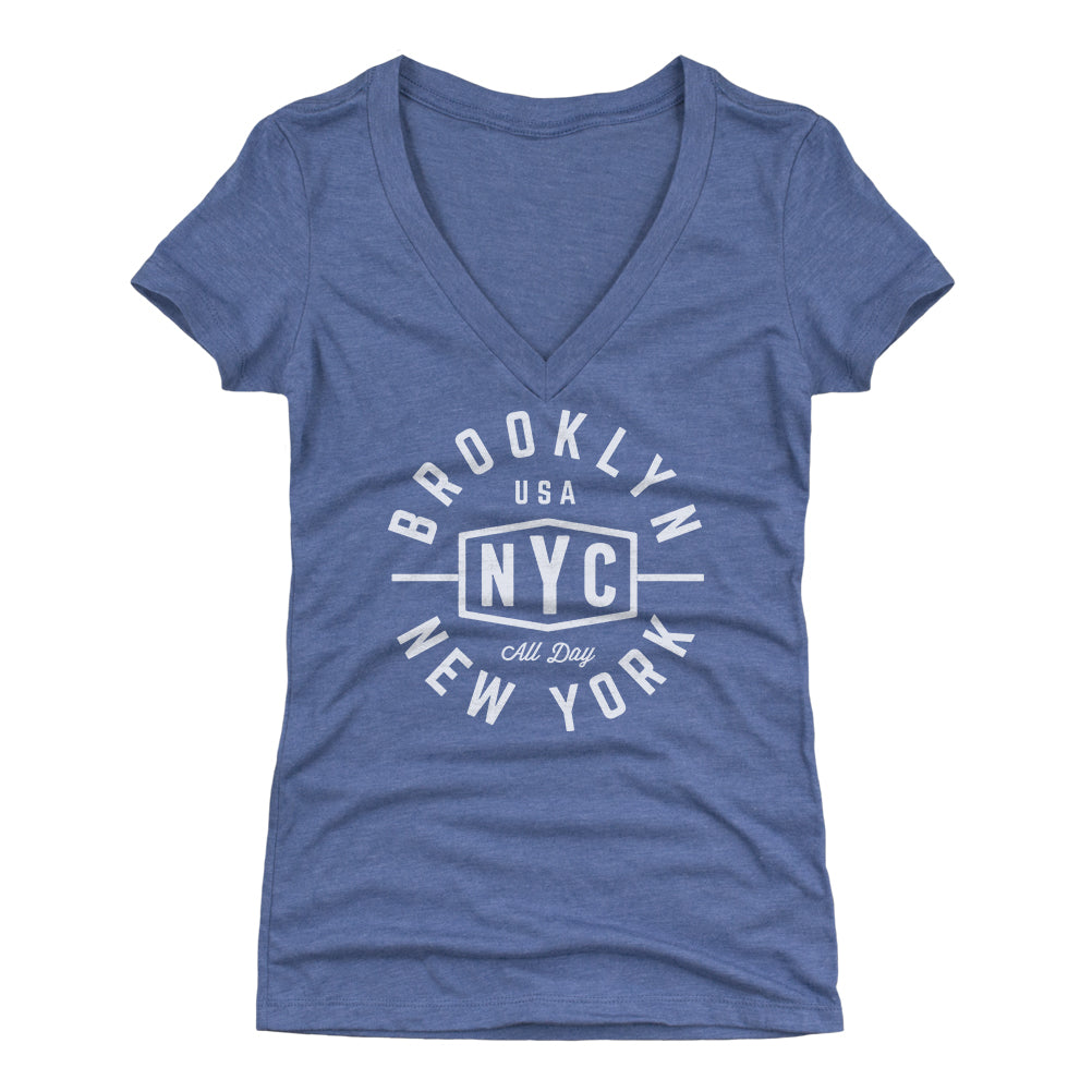 Brooklyn Women's V-Neck T-Shirt | 500 LEVEL