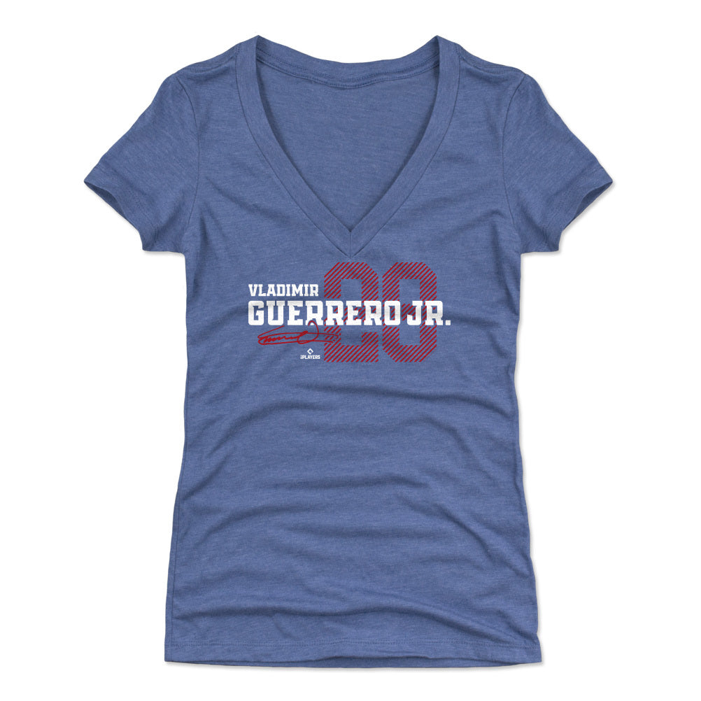 Vladimir Guerrero Jr. Women's V-Neck T-Shirt | 500 LEVEL