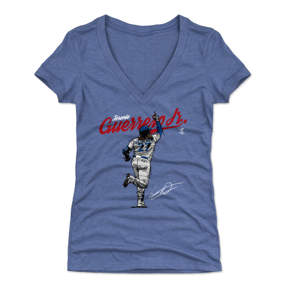 Vladimir Guerrero Jr. Women's V-Neck T-Shirt | 500 LEVEL