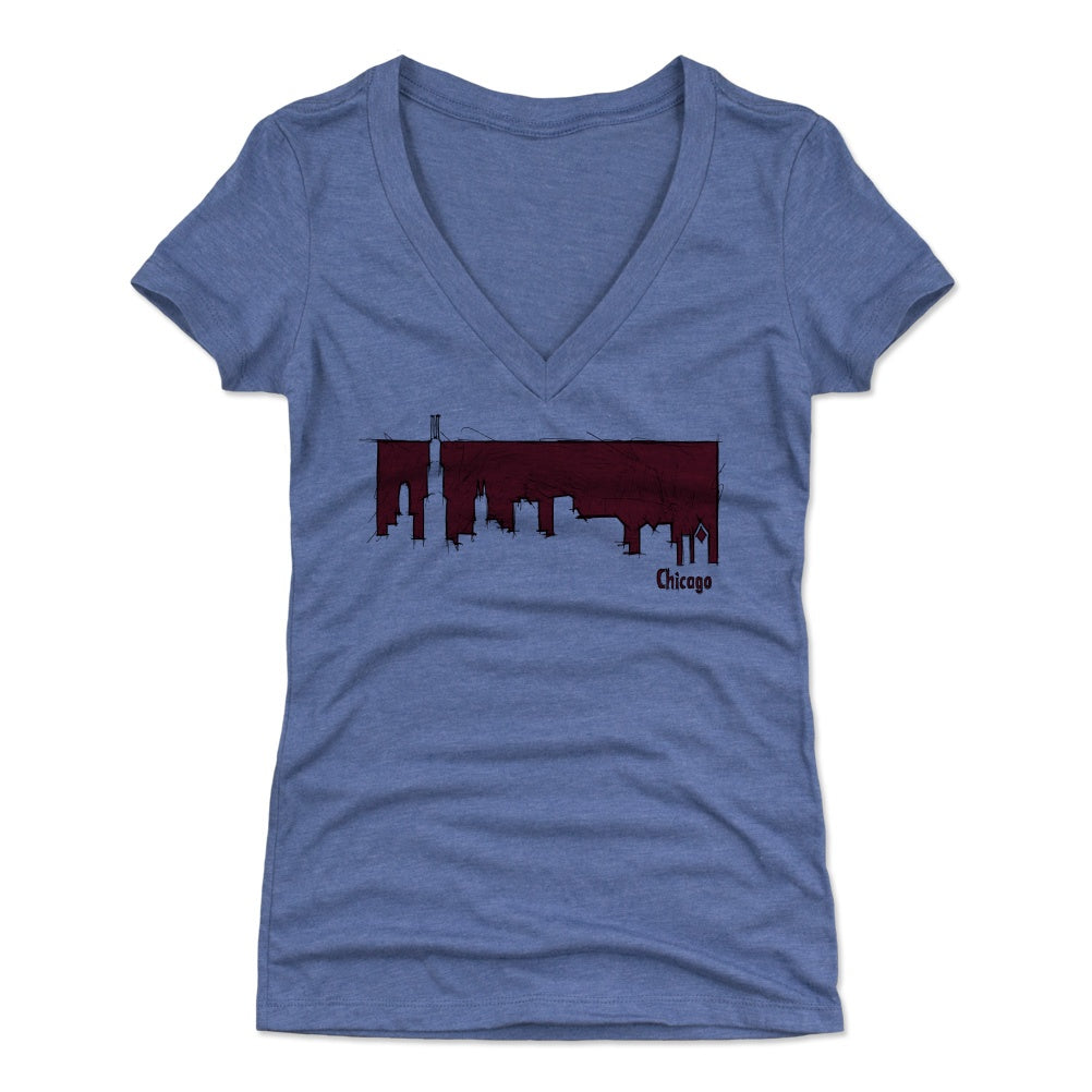 Chicago Women's V-Neck T-Shirt | 500 LEVEL