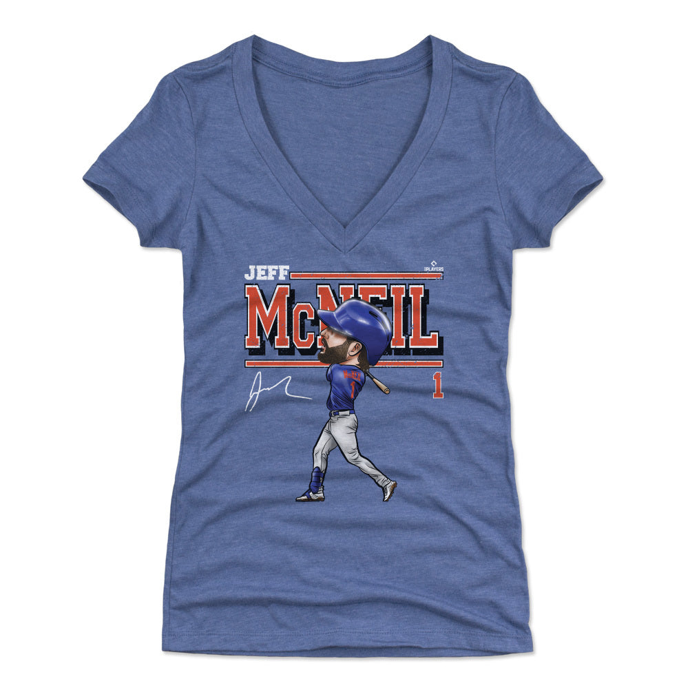 Jeff McNeil Women's V-Neck T-Shirt | 500 LEVEL