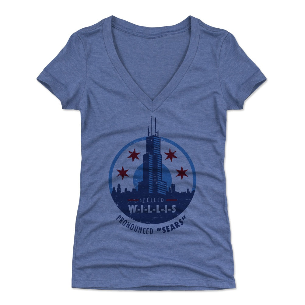 Chicago Women's V-Neck T-Shirt | 500 LEVEL