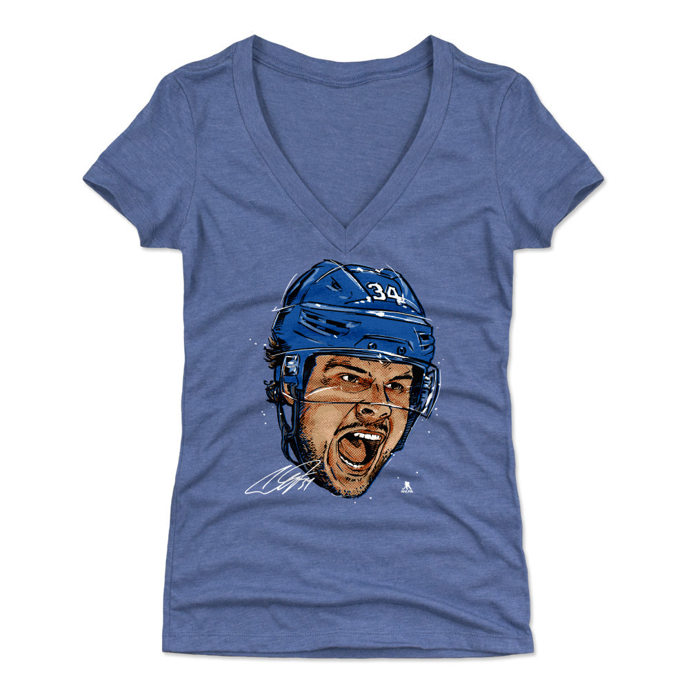 Auston Matthews Women's V-Neck T-Shirt | 500 LEVEL