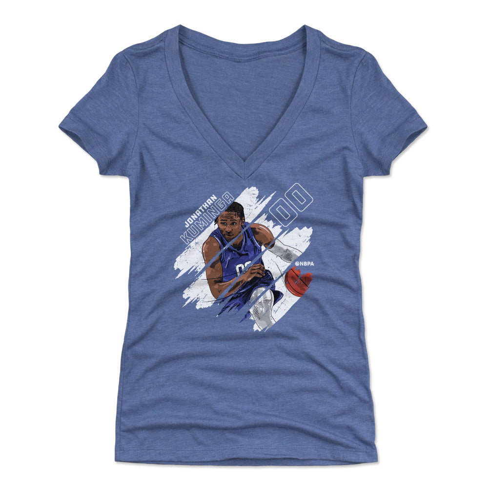 Jonathan Kuminga Women's V-Neck T-Shirt | 500 LEVEL
