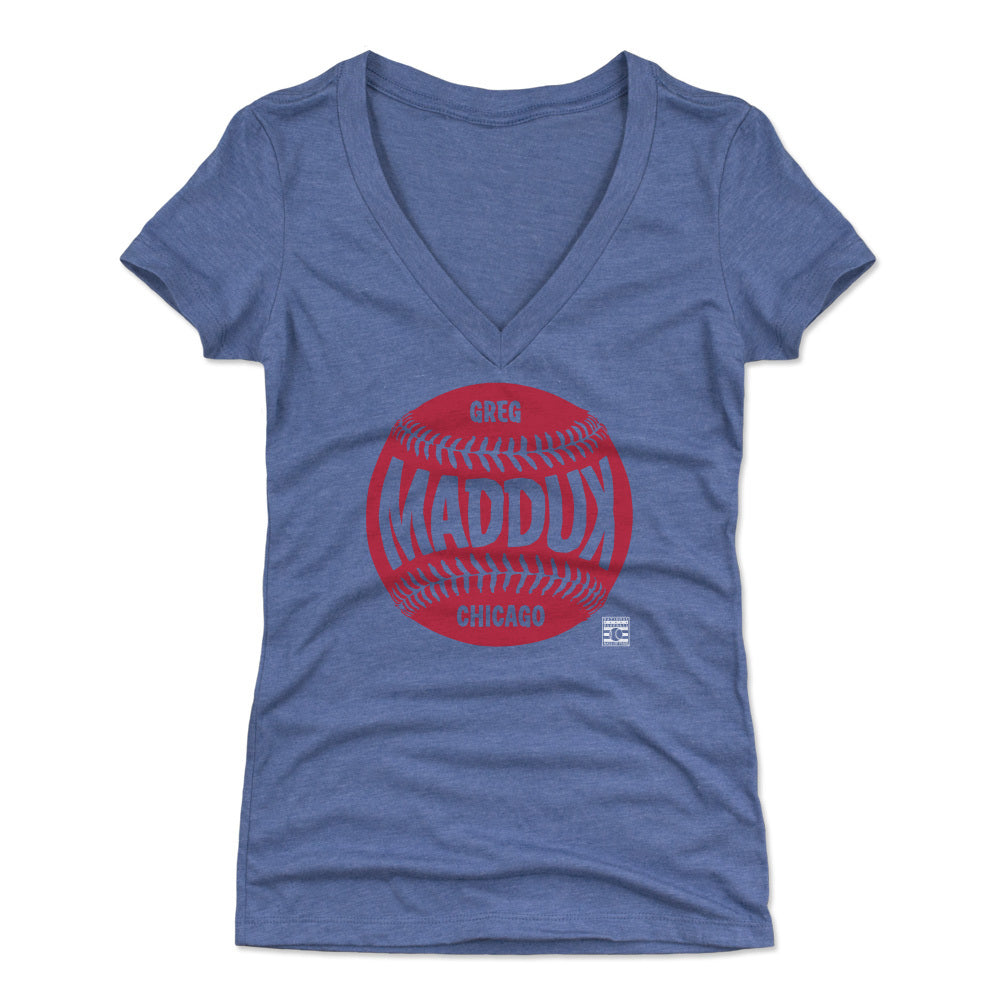 Greg Maddux Women's V-Neck T-Shirt | 500 LEVEL