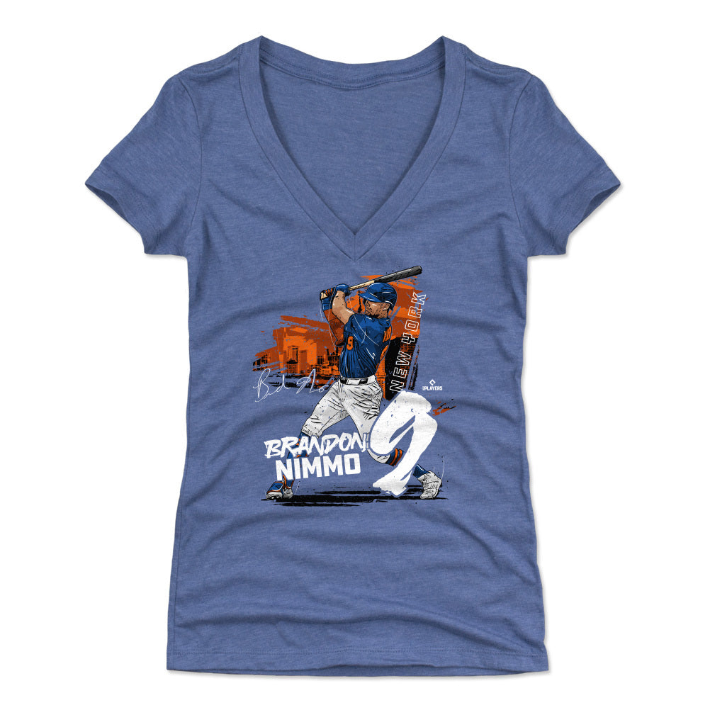 Brandon Nimmo Women's V-Neck T-Shirt | 500 LEVEL