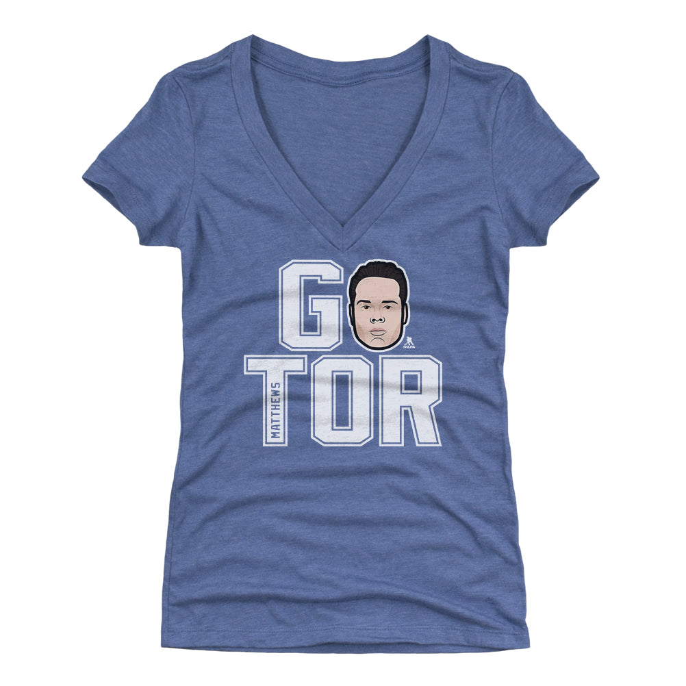 Auston Matthews Women's V-Neck T-Shirt | 500 LEVEL