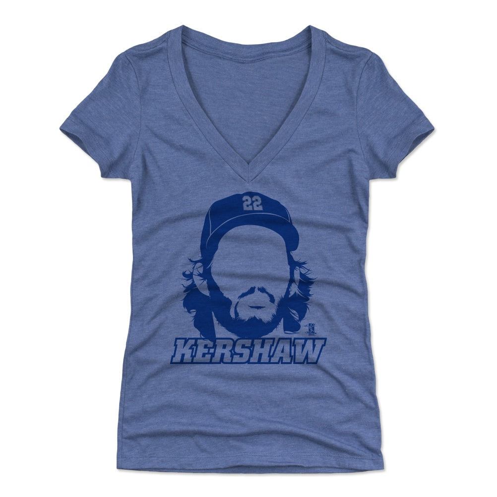 Clayton Kershaw Women's V-Neck T-Shirt | 500 LEVEL