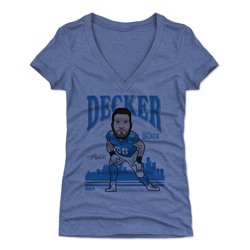Taylor Decker Women's V-Neck T-Shirt | 500 LEVEL