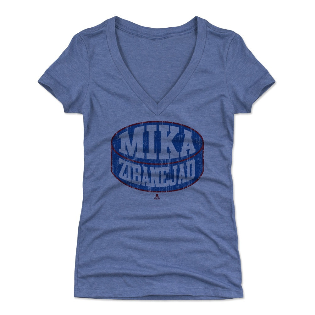 Mika Zibanejad Women's V-Neck T-Shirt | 500 LEVEL