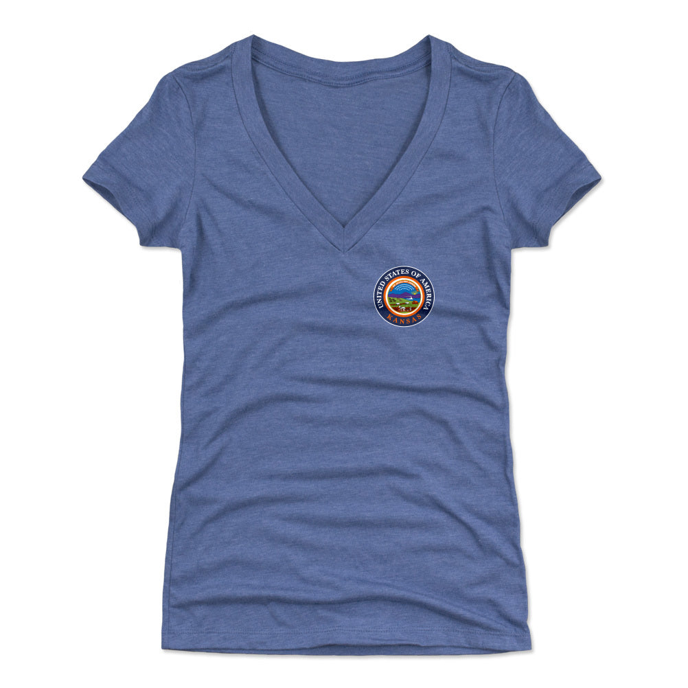 Kansas Women's V-Neck T-Shirt | 500 LEVEL