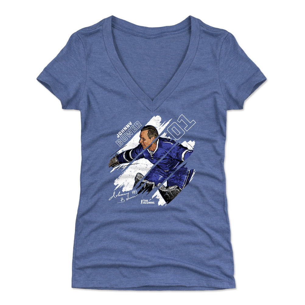 Johnny Bower Women's V-Neck T-Shirt | 500 LEVEL