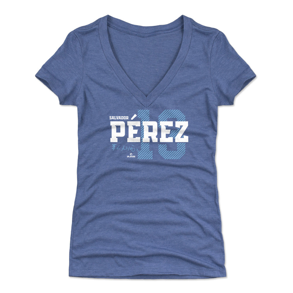 Salvador Perez Women's V-Neck T-Shirt | 500 LEVEL