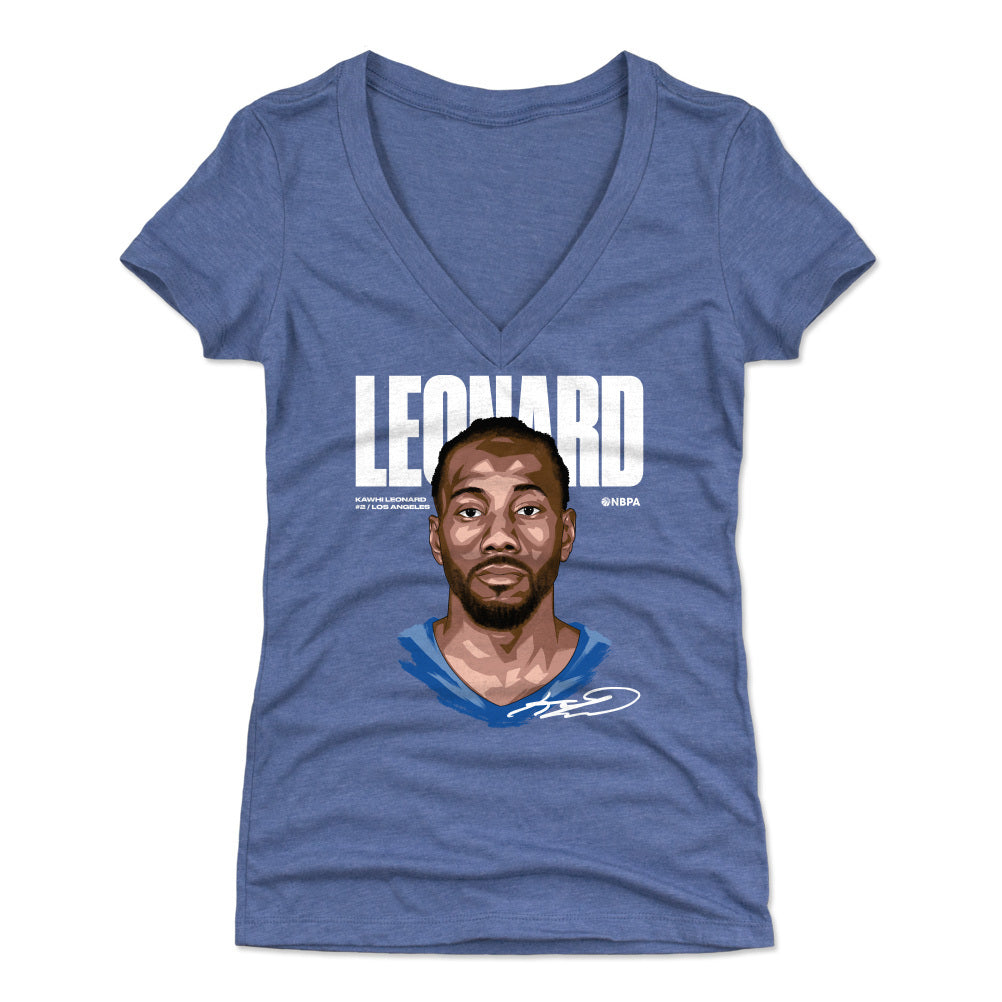 Kawhi Leonard Women's V-Neck T-Shirt | 500 LEVEL