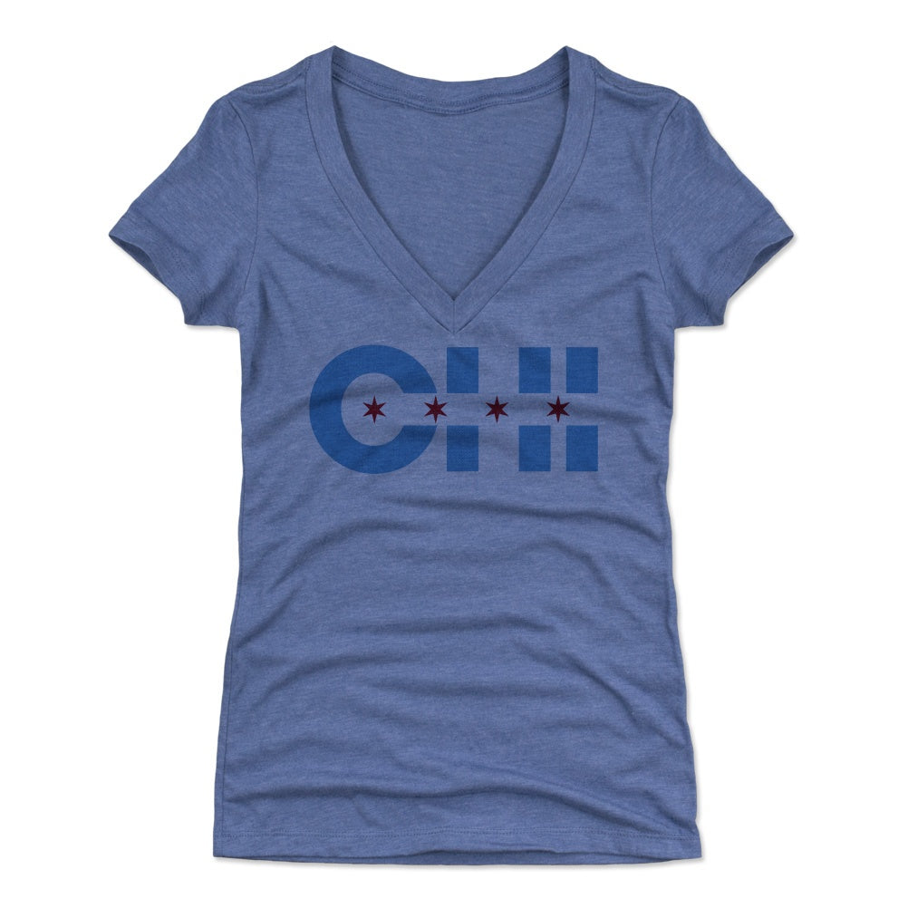 Chicago Women's V-Neck T-Shirt | 500 LEVEL