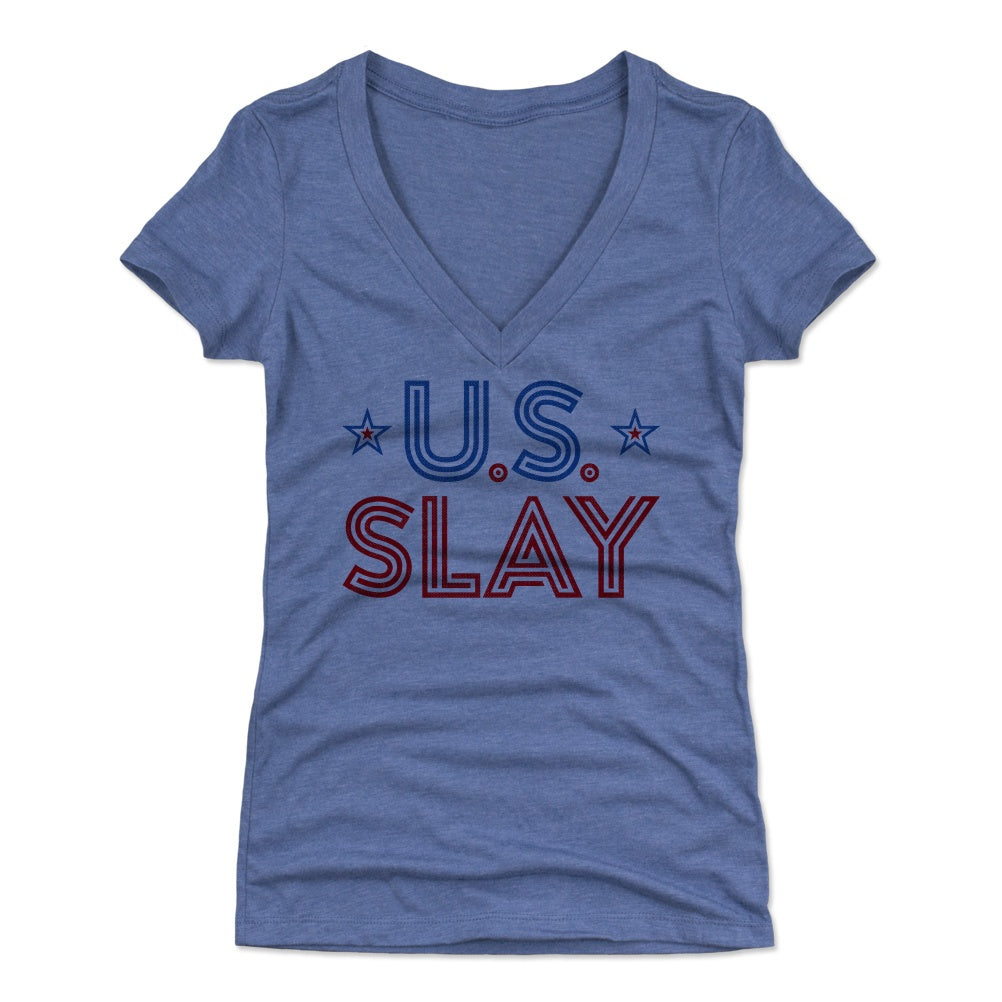 USA Women's V-Neck T-Shirt | 500 LEVEL