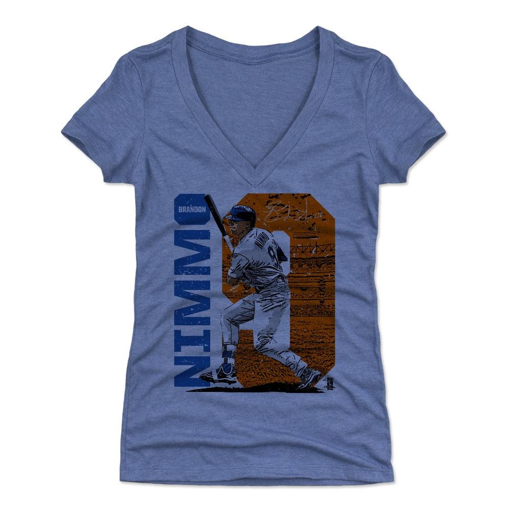 Brandon Nimmo Women's V-Neck T-Shirt | 500 LEVEL