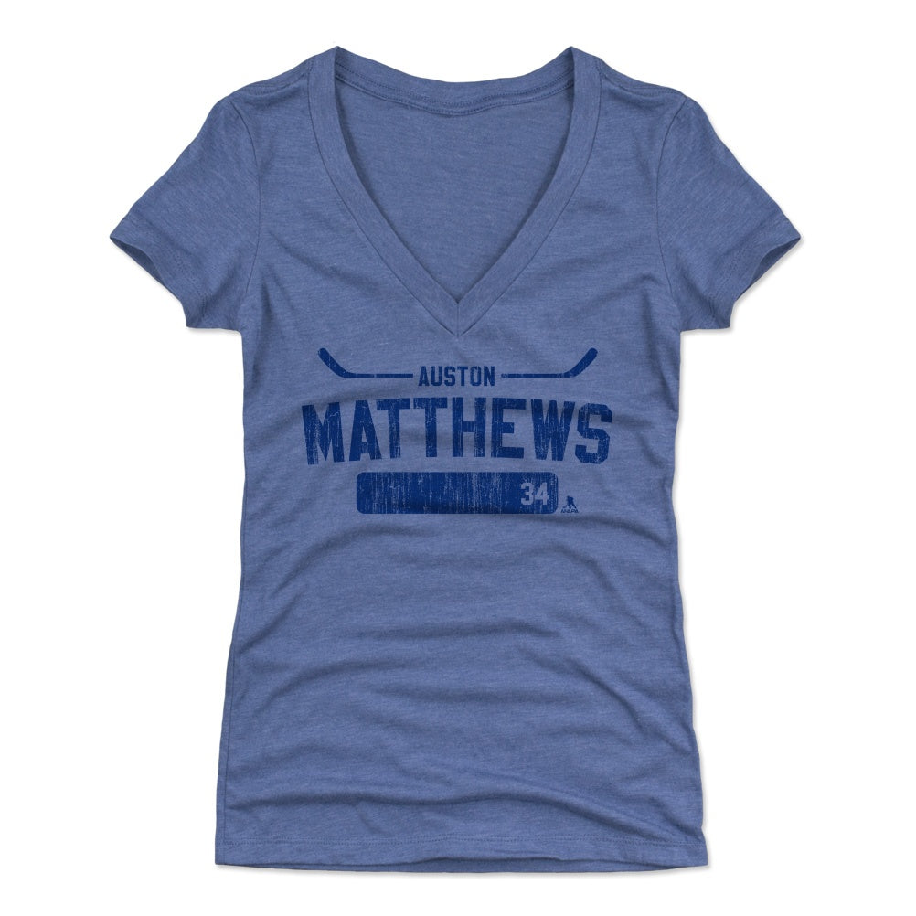 Auston Matthews Women's V-Neck T-Shirt | 500 LEVEL