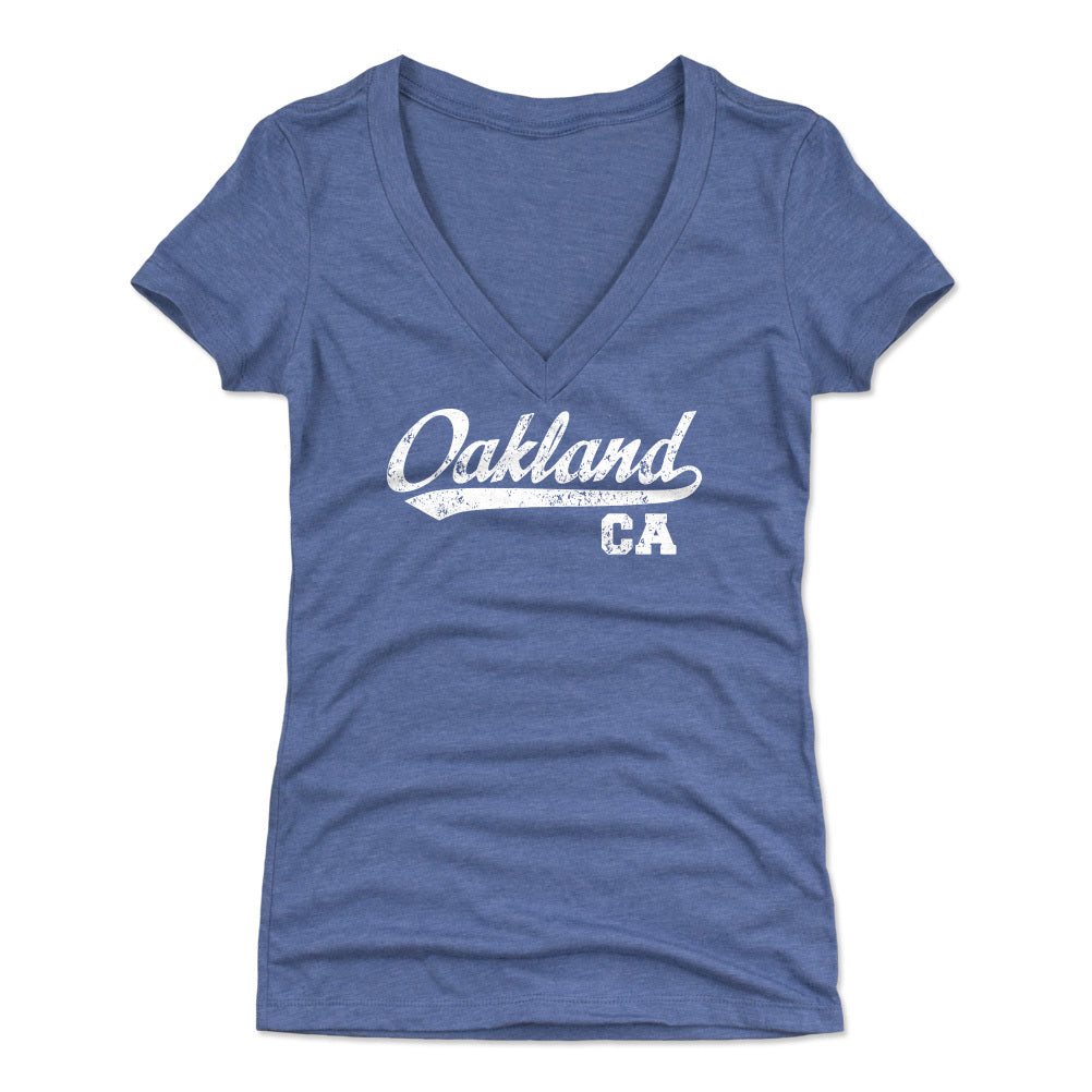 Oakland Women's V-Neck T-Shirt | 500 LEVEL
