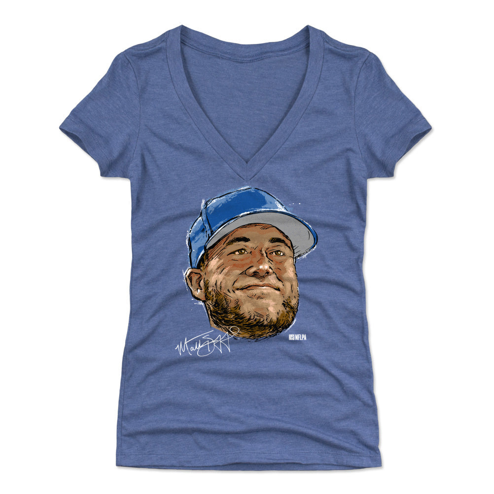 Matthew Stafford Women's V-Neck T-Shirt | 500 LEVEL