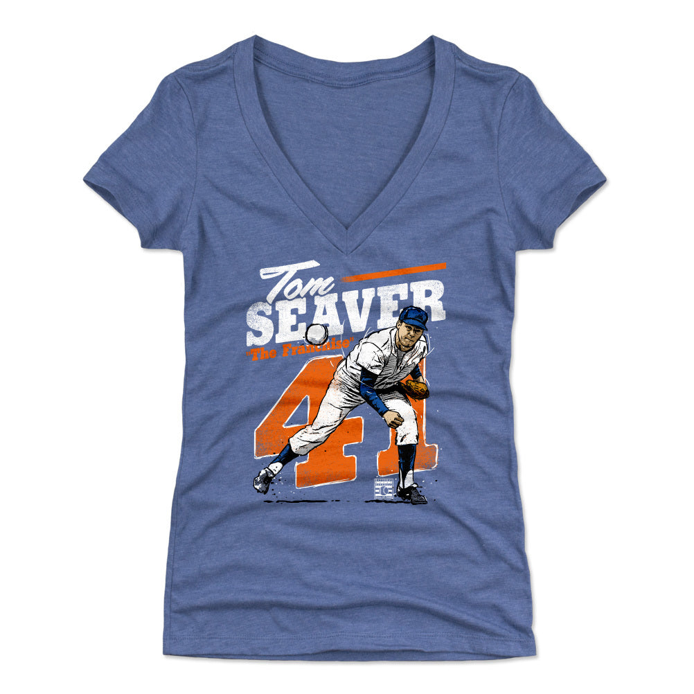Tom Seaver Women's V-Neck T-Shirt | 500 LEVEL