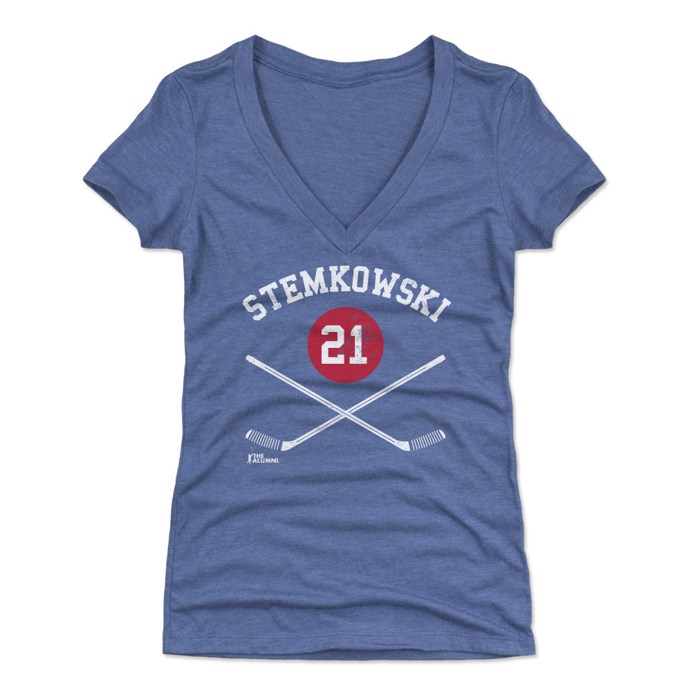 Pete Stemkowski Women's V-Neck T-Shirt | 500 LEVEL