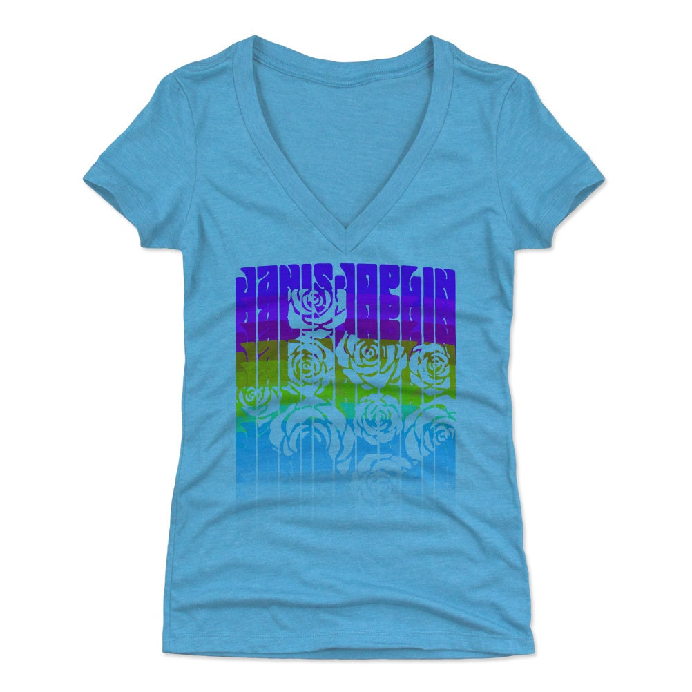 Janis Joplin Women's V-Neck T-Shirt | 500 LEVEL