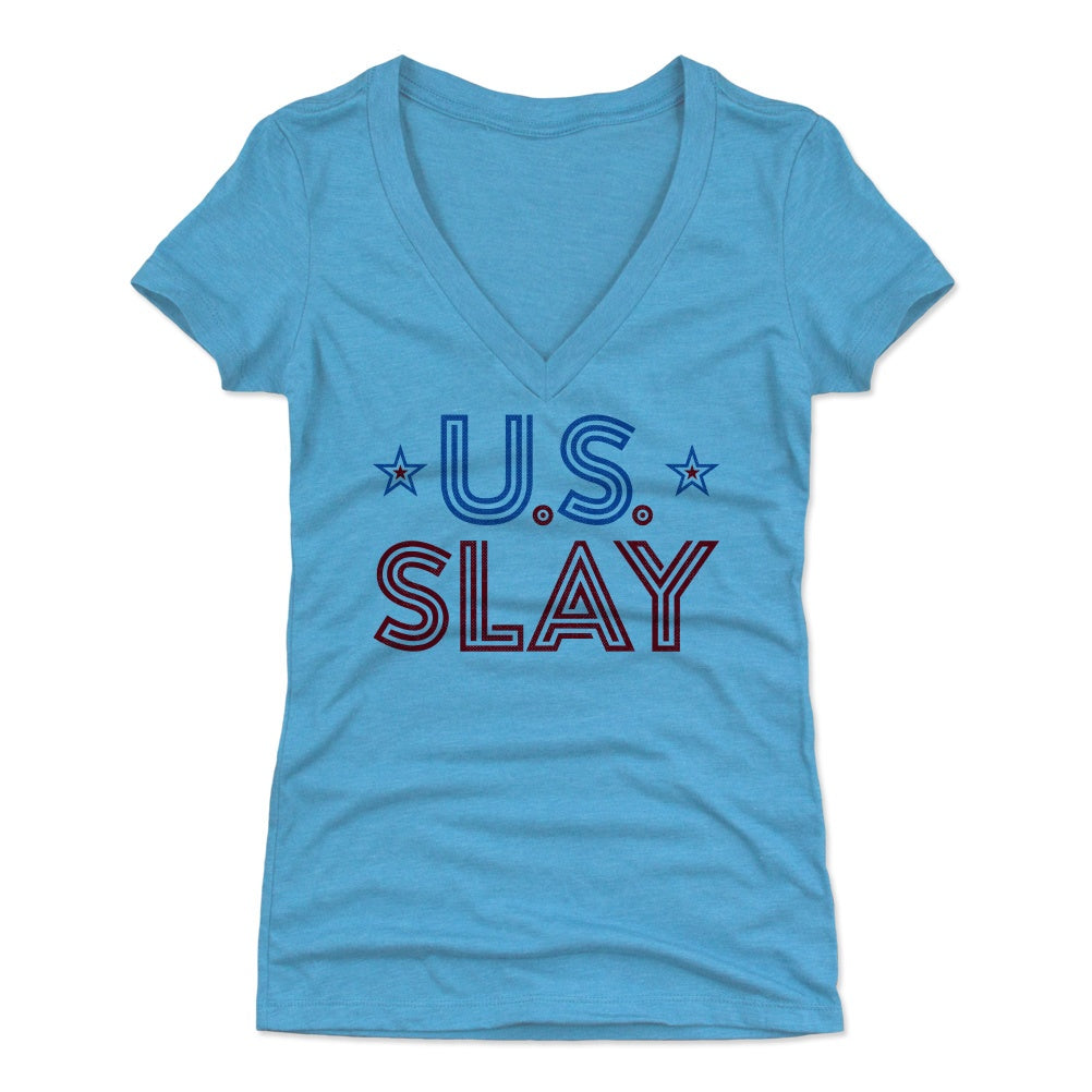 USA Women's V-Neck T-Shirt | 500 LEVEL