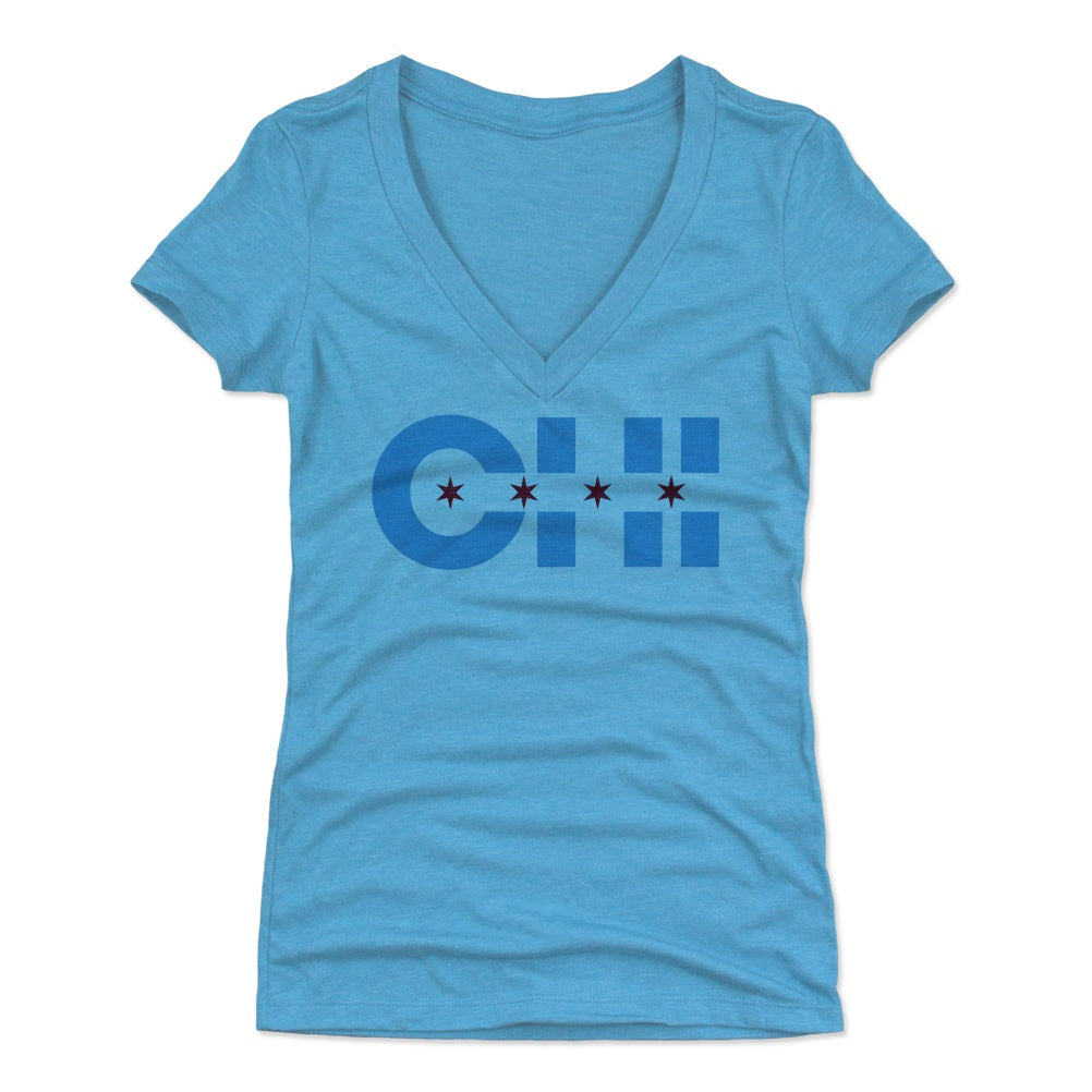 Chicago Women's V-Neck T-Shirt | 500 LEVEL