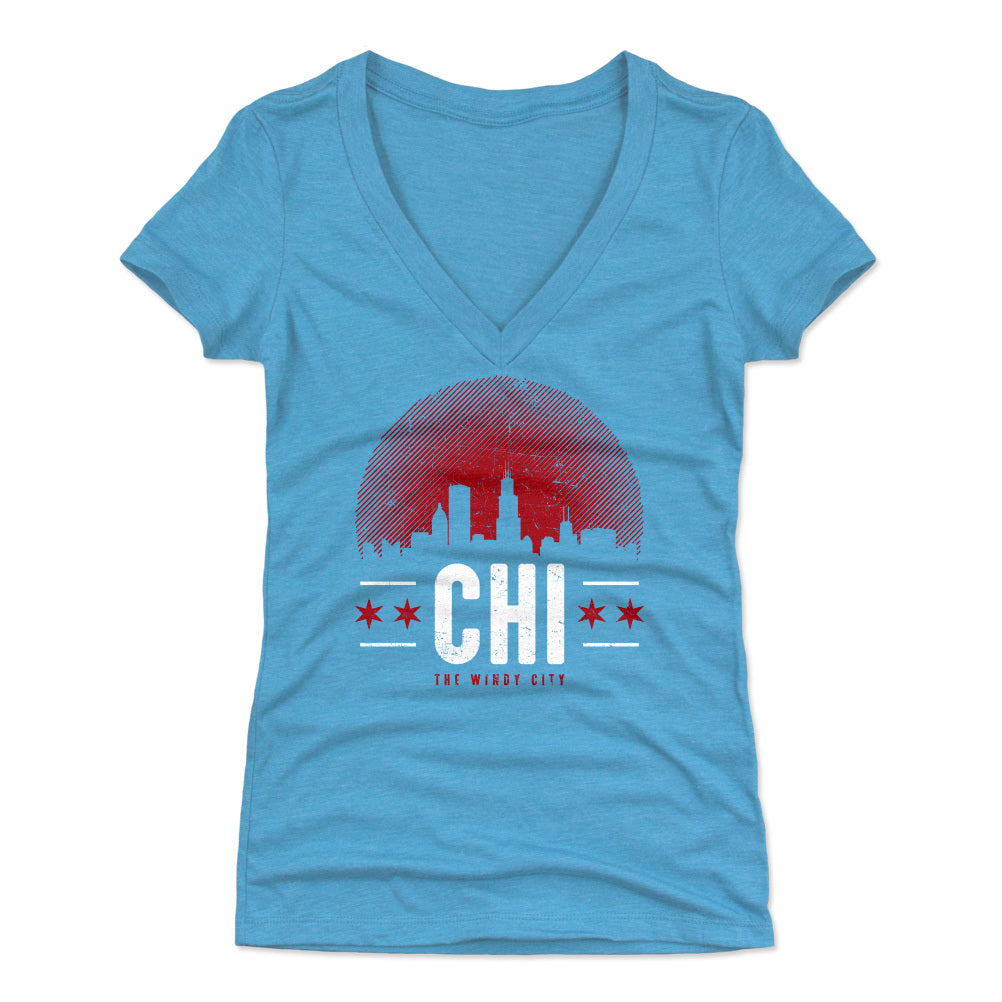 Chicago Women's V-Neck T-Shirt | 500 LEVEL