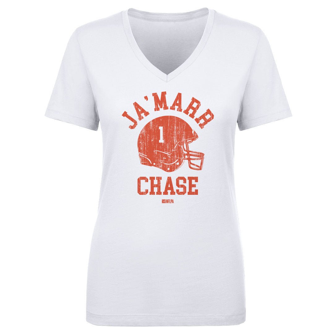 Ja'Marr Chase Women's V-Neck T-Shirt | 500 LEVEL