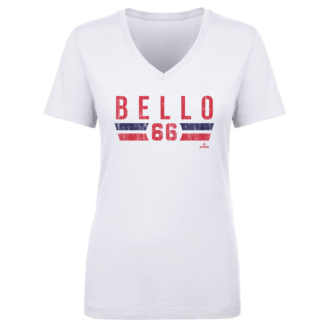Brayan Bello Women's V-Neck T-Shirt | 500 LEVEL