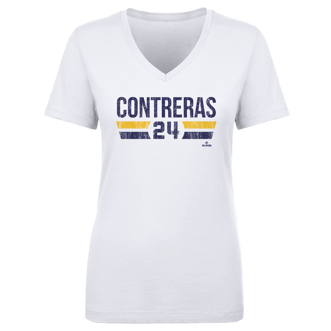 William Contreras Women's V-Neck T-Shirt | 500 LEVEL