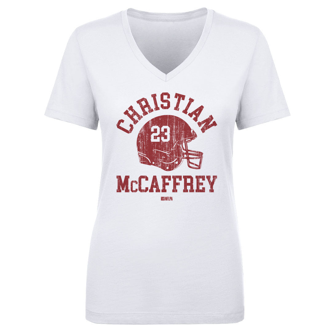Christian McCaffrey Women's V-Neck T-Shirt | 500 LEVEL