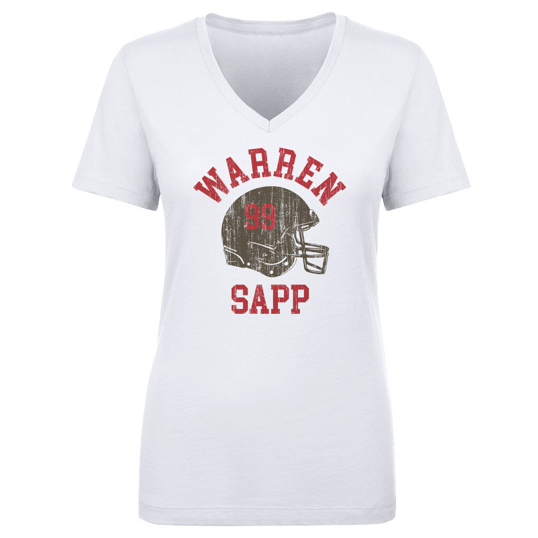 Warren Sapp Women's V-Neck T-Shirt | 500 LEVEL