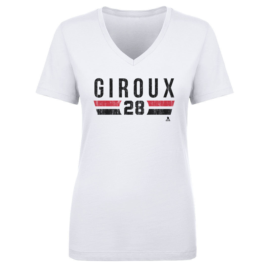 Claude Giroux Women's V-Neck T-Shirt | 500 LEVEL