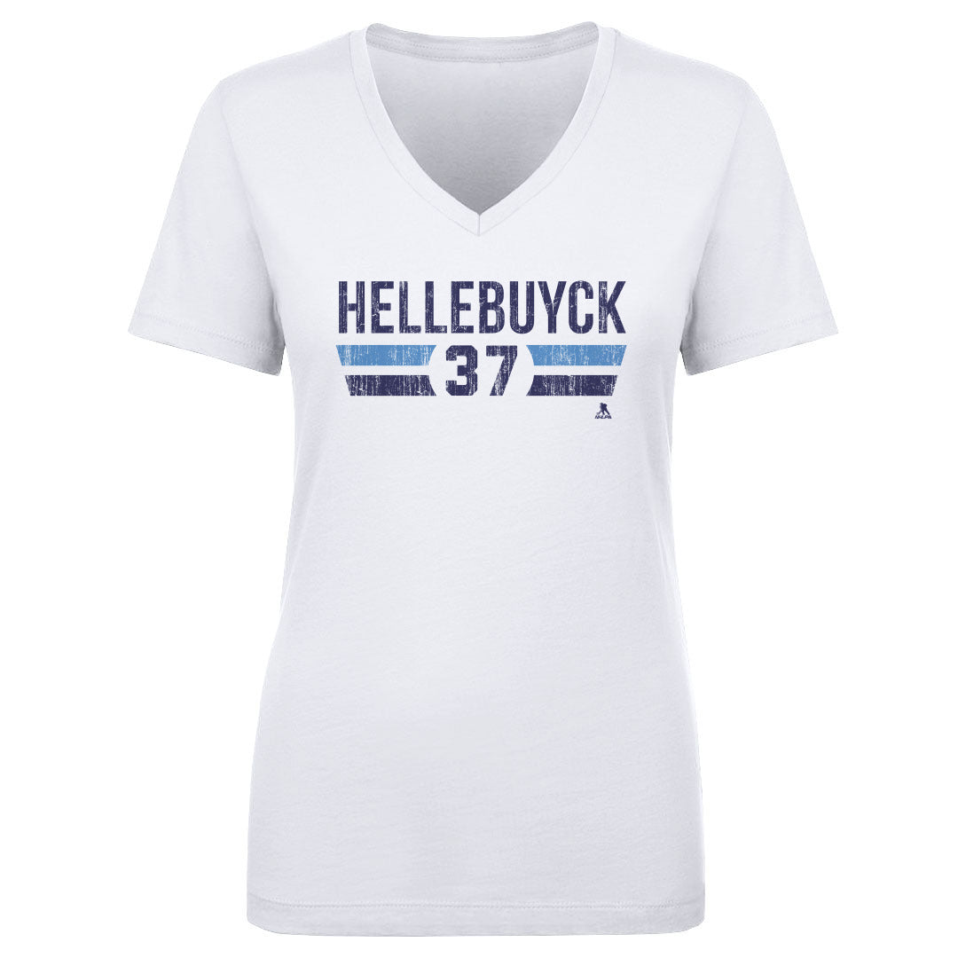 Connor Hellebuyck Women's V-Neck T-Shirt | 500 LEVEL