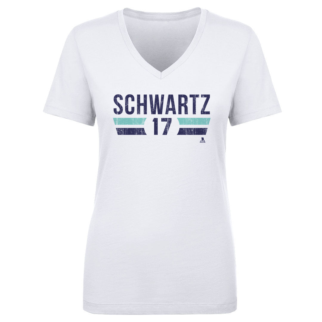 Jaden Schwartz Women's V-Neck T-Shirt | 500 LEVEL