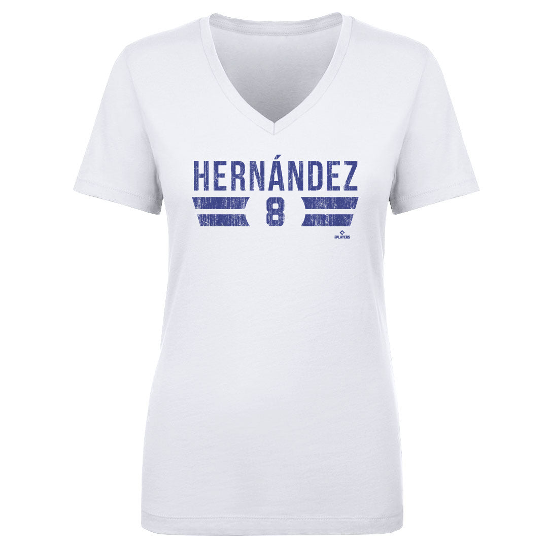 Enrique Hernandez Women's V-Neck T-Shirt | 500 LEVEL