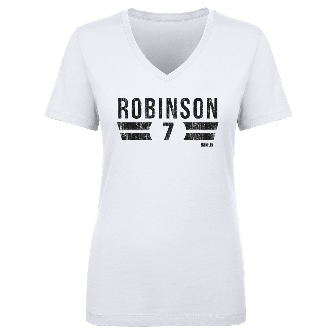 Bijan Robinson Women's V-Neck T-Shirt | 500 LEVEL