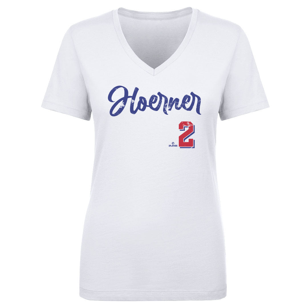 Nico Hoerner Women's V-Neck T-Shirt | 500 LEVEL