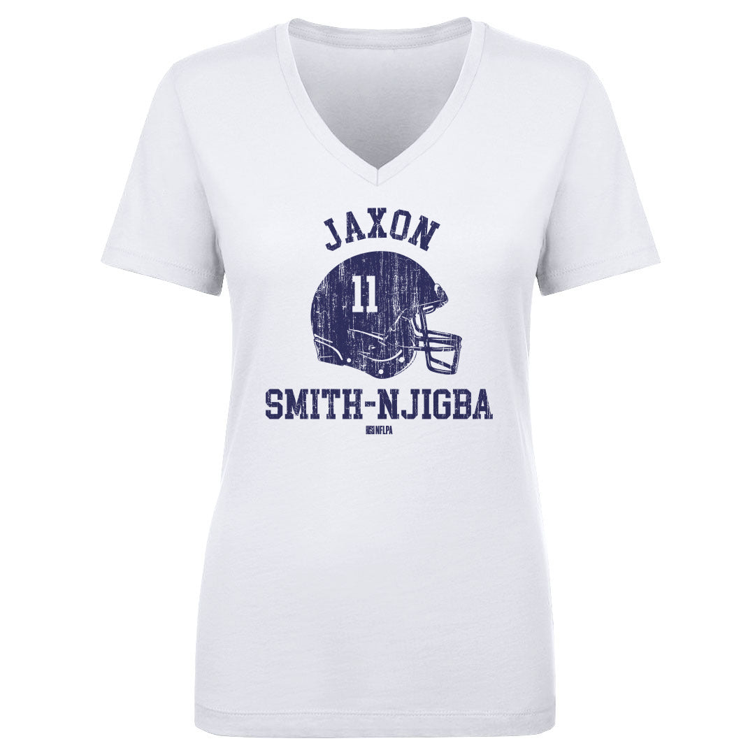 Jaxon Smith-Njigba Women's V-Neck T-Shirt | 500 LEVEL