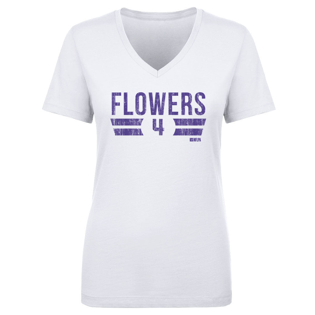 Zay Flowers Women's V-Neck T-Shirt | 500 LEVEL
