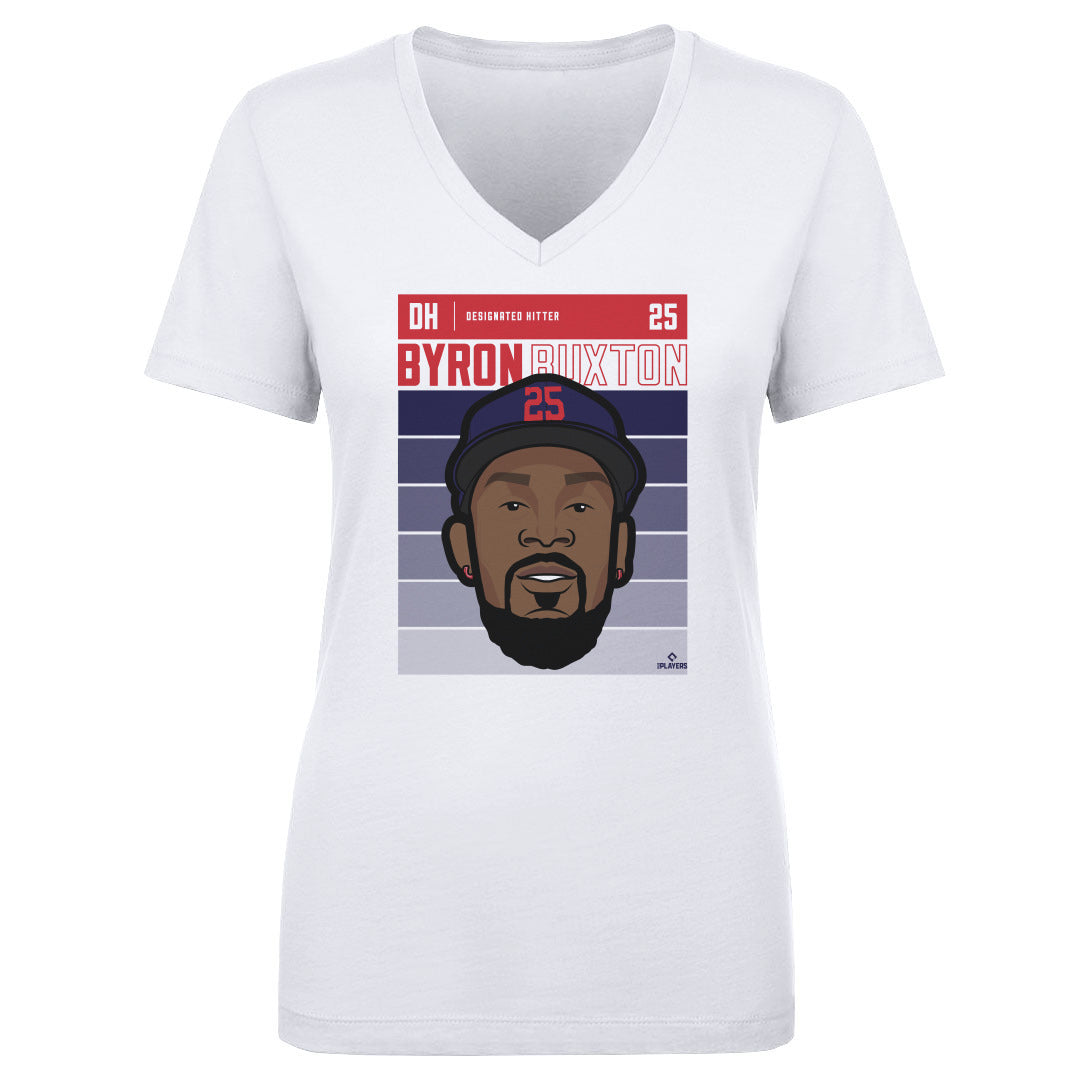 Byron Buxton Women's V-Neck T-Shirt | 500 LEVEL