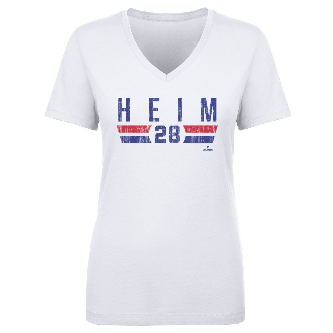 Jonah Heim Women's V-Neck T-Shirt | 500 LEVEL