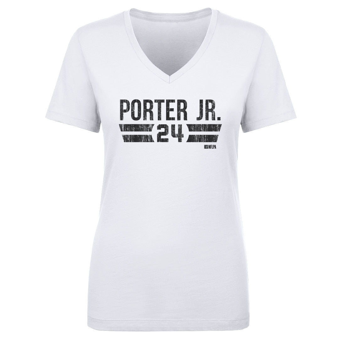 Joey Porter Jr. Women's V-Neck T-Shirt | 500 LEVEL