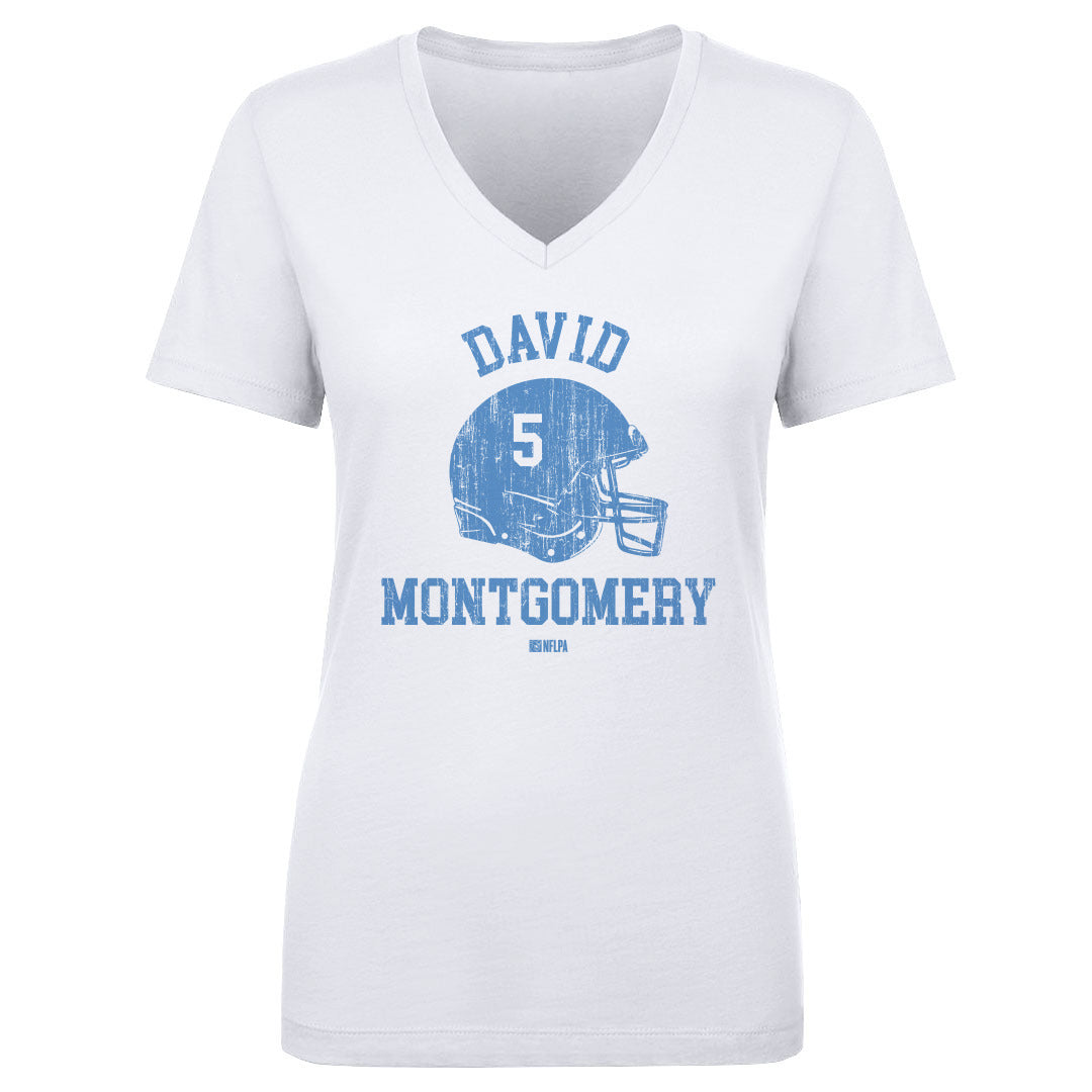 David Montgomery Women's V-Neck T-Shirt | 500 LEVEL