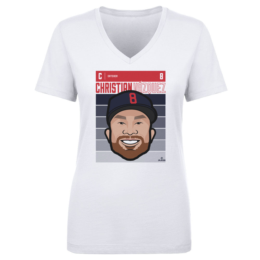 Christian Vazquez Women's V-Neck T-Shirt | 500 LEVEL