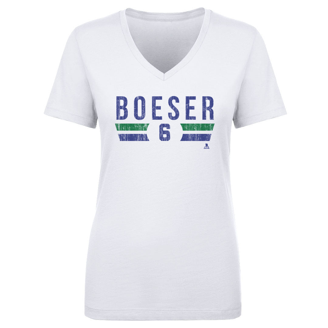 Brock Boeser Women's V-Neck T-Shirt | 500 LEVEL