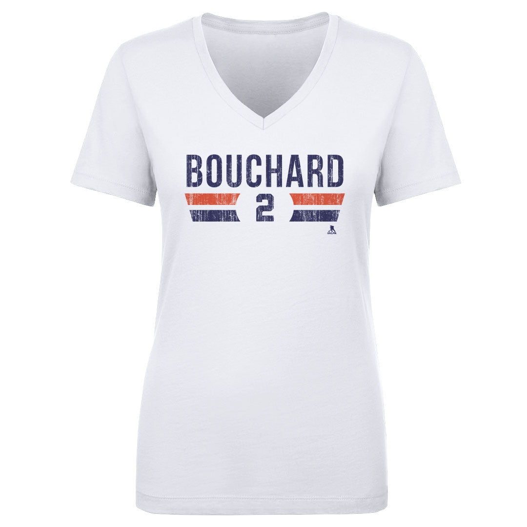 Evan Bouchard Women's V-Neck T-Shirt | 500 LEVEL